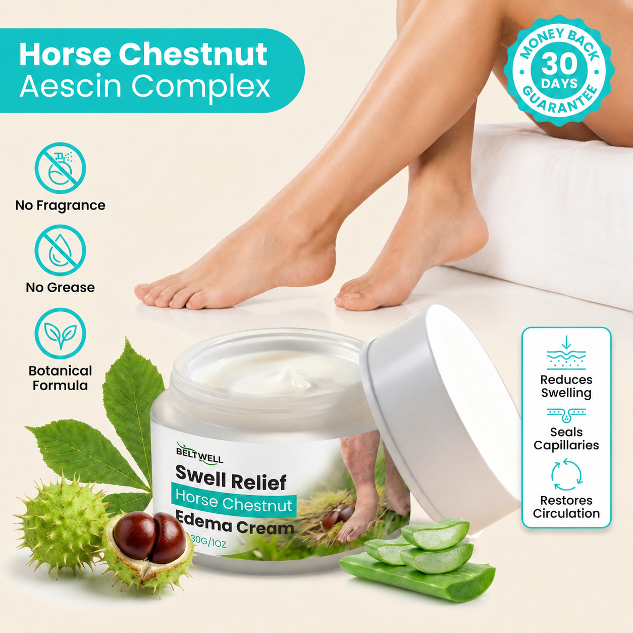 Beltwell® Lymzera+ Horse Chestnut Anti Swelling & Vein Complex
