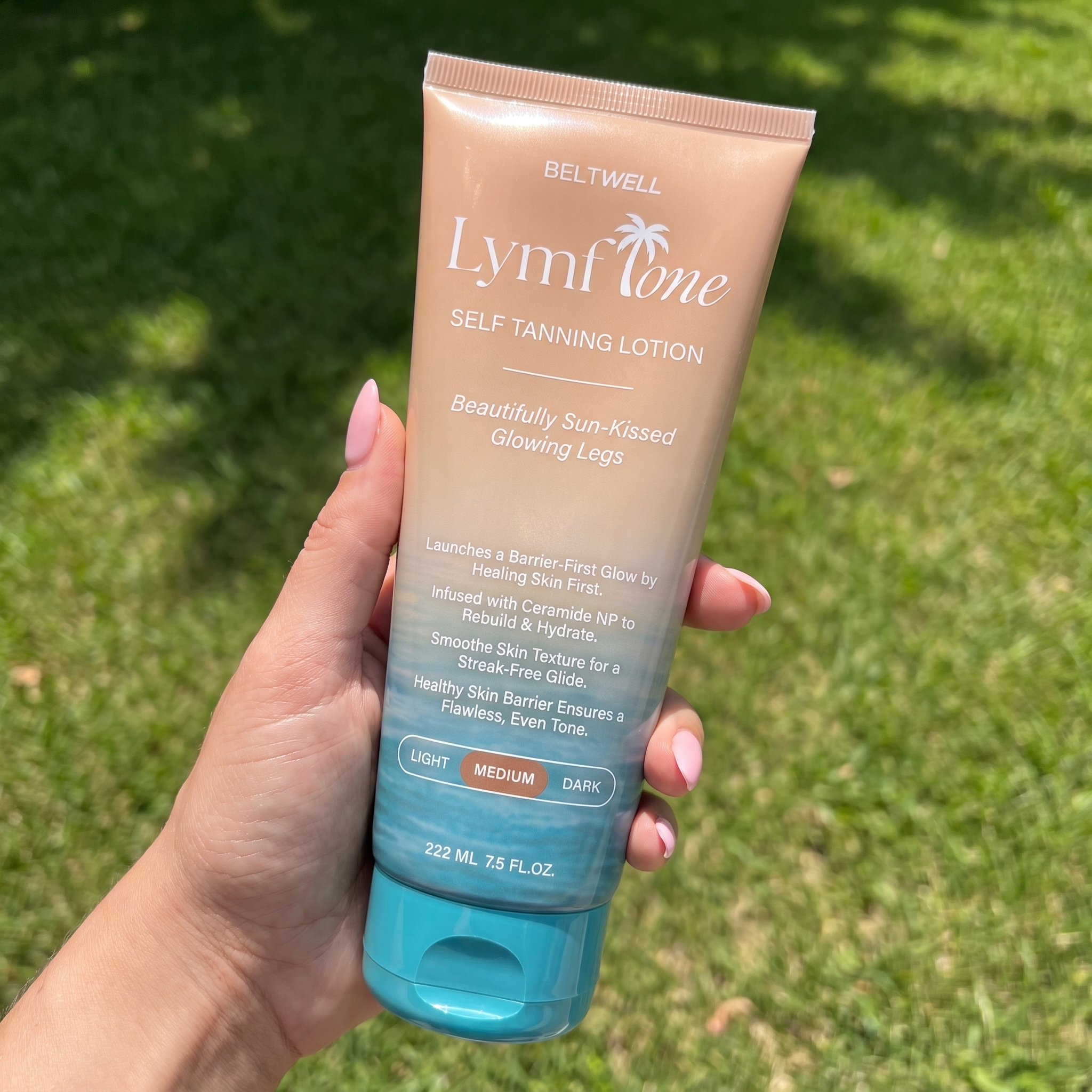 LymfTone Self-Tanner & Extra Glow for Legs With TrueTone Complex™