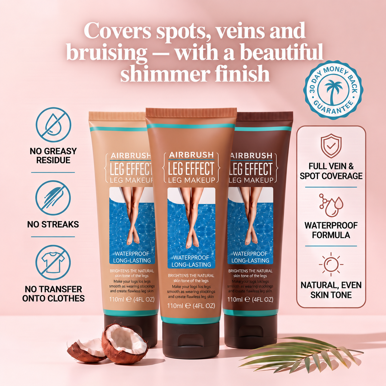 Leg Coverage Perfector Makeup For Flawlessly Even Skin