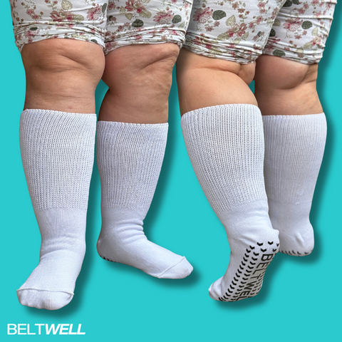 Beltwell® - The Oversized Socks For Big Swollen Legs & Feet (2 pairs)