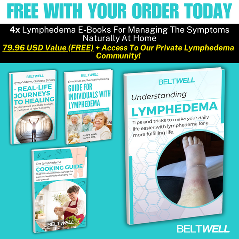 Beltwell® LymphoTech™ - The NEW Advanced Lymphatic Compression Technology for Big, Swollen Calves (1 wrap)