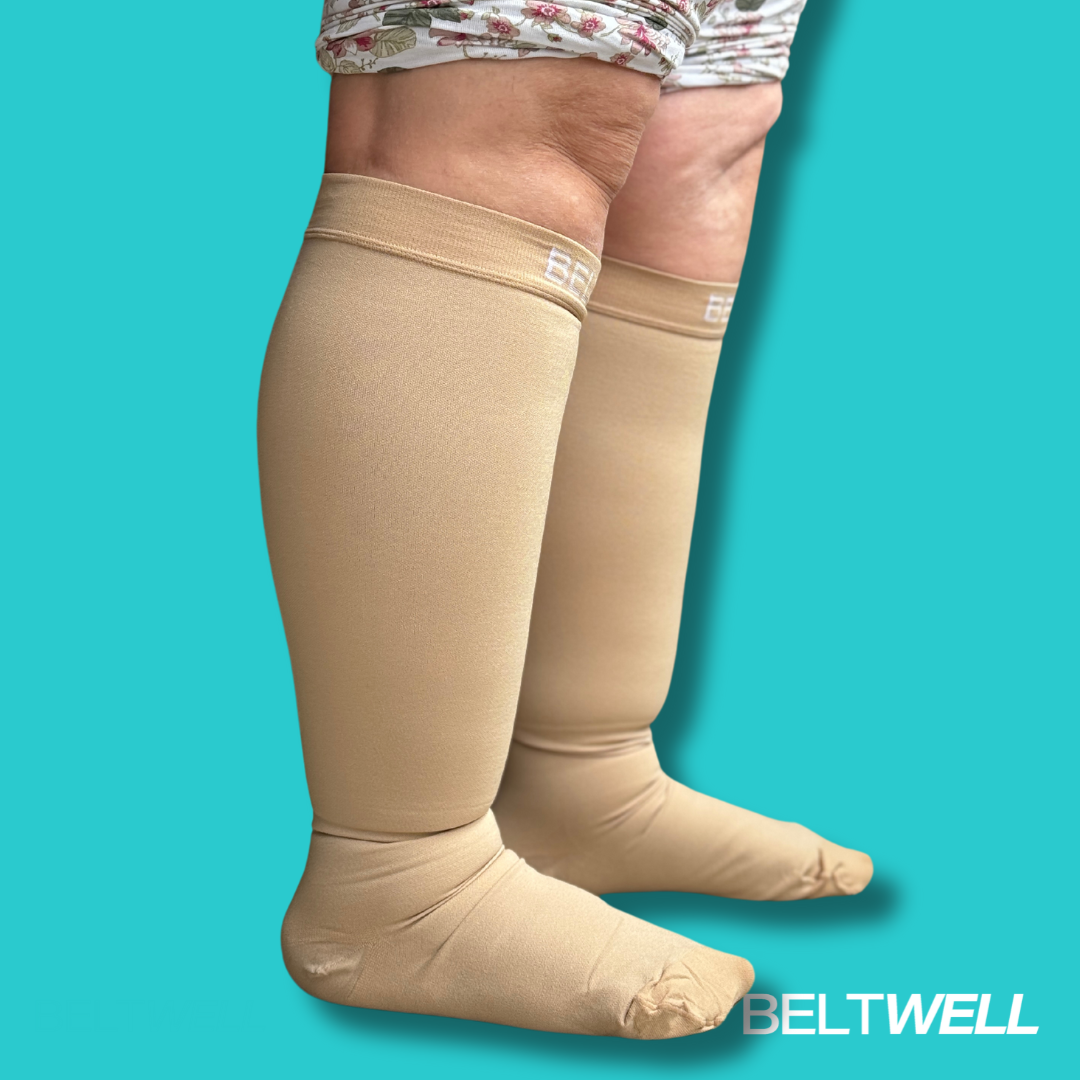 Beltwell® - Plus-Size Foot & Ankle Compression Socks For Edema