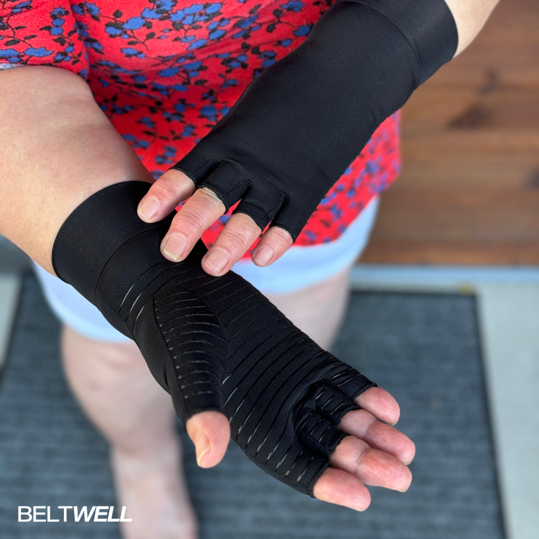 Beltwell® - The Super-Grip Circulation Gloves For Swollen Hands & Wrists (2 Pack)