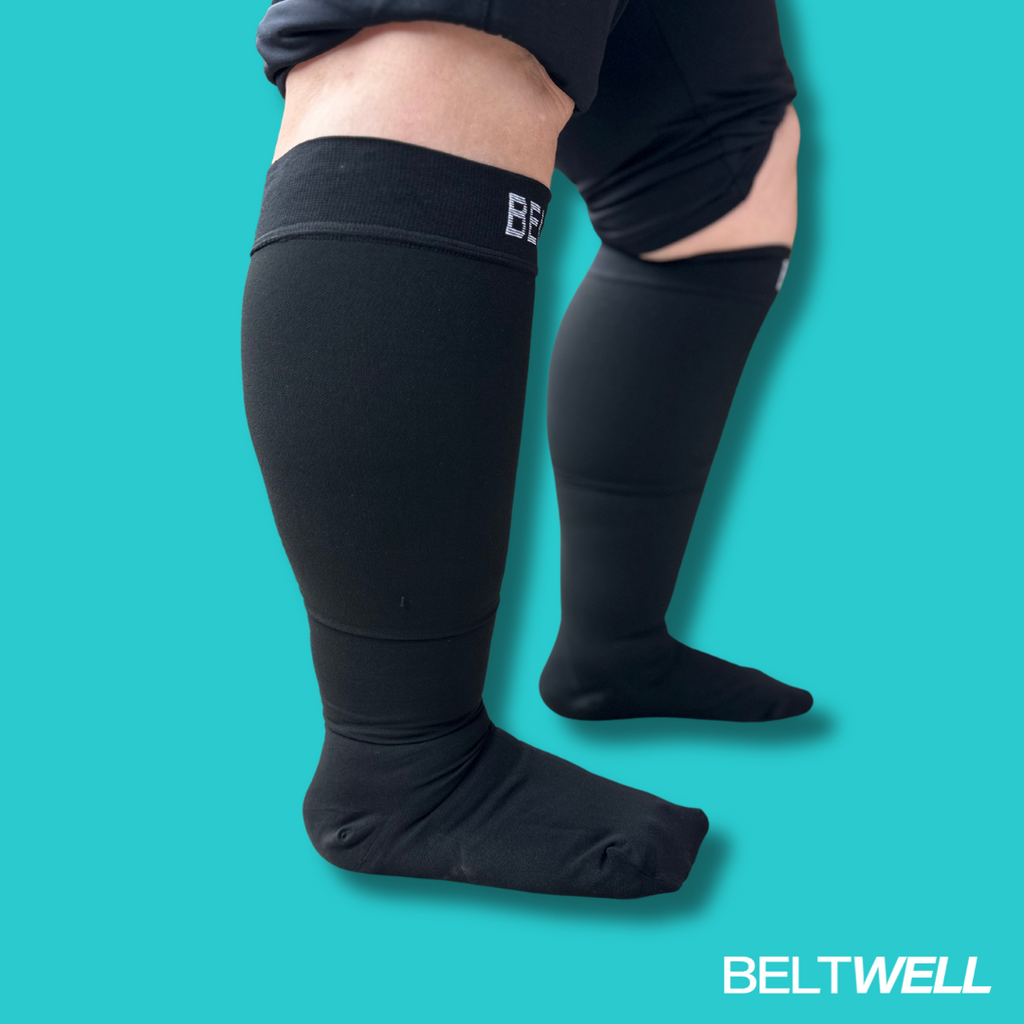 Beltwell® - The Lymphedema Plus-Size Anti-Slip Compression Socks