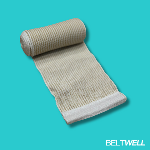 Beltwell® - Kompressionsbandage für große Beine mit Klettverschluss (4 Binden)