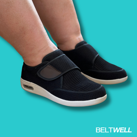Beltwell® - De superbekväma och vida gympaskorna för lymfödem