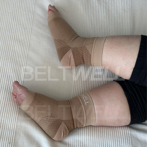 Beltwell® - Plus-Size Foot & Ankle Compression Socks For Edema & Lymphedema 23-32mmhg (2 pairs)