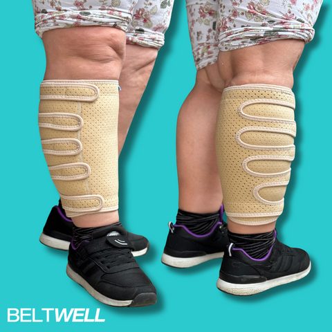 Beltwell® LymphoTech™ - The NEW Advanced Lymphatic Compression Technology for Big, Swollen Calves (1 wrap)