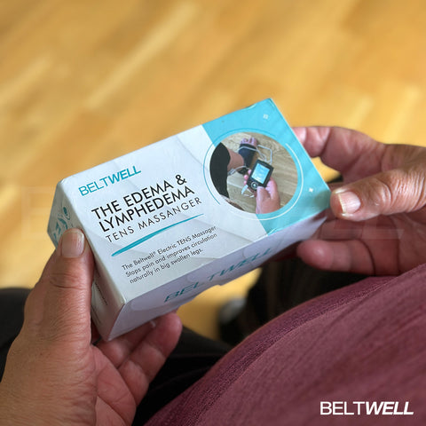 Beltwell® - Elektrisk massageapparat för lymfödem och smärta i benen
