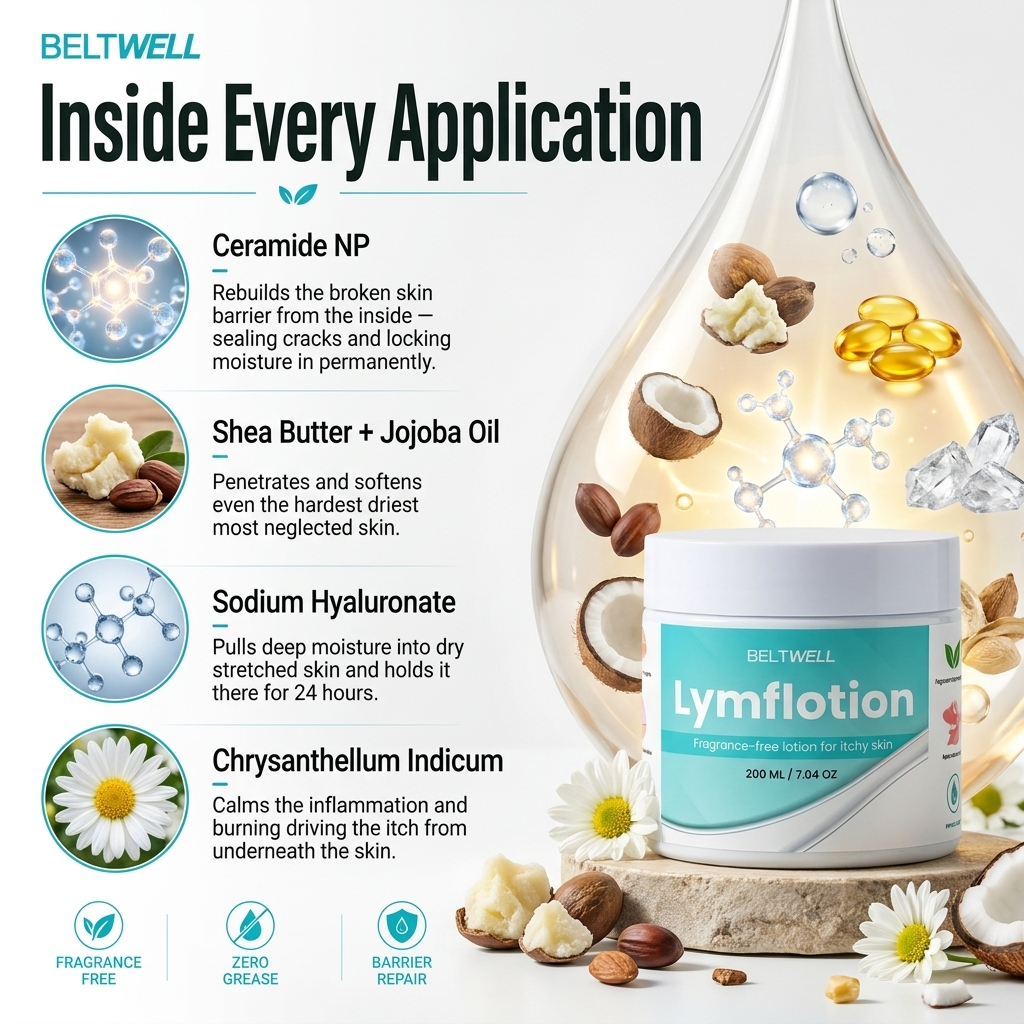 Lymflotion — The Ceramide NP Repair Lotion for Dry, Crepey, Itchy Skin