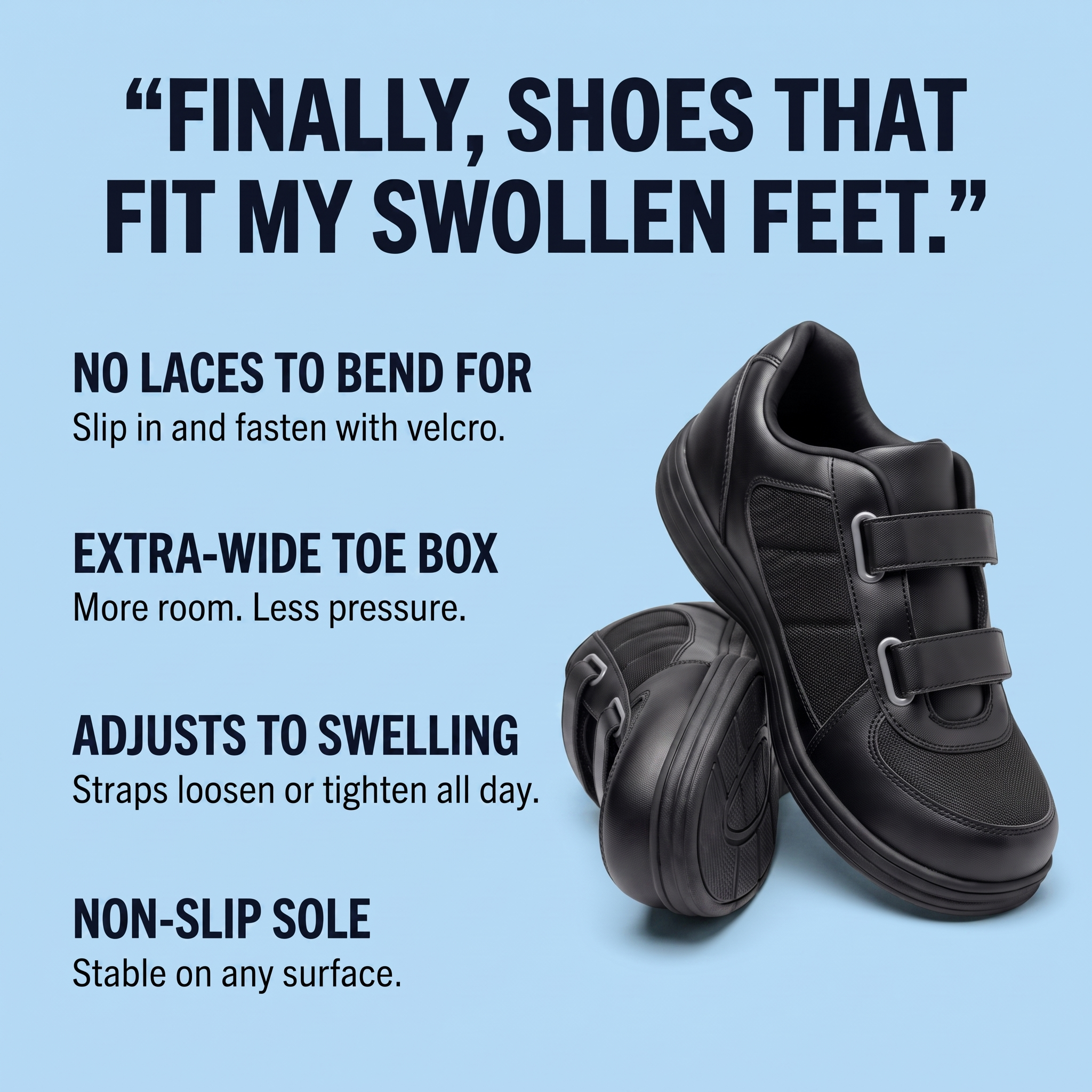 OrthoWide™ Extra Wide Toebox Comfort Shoes For Men & Women