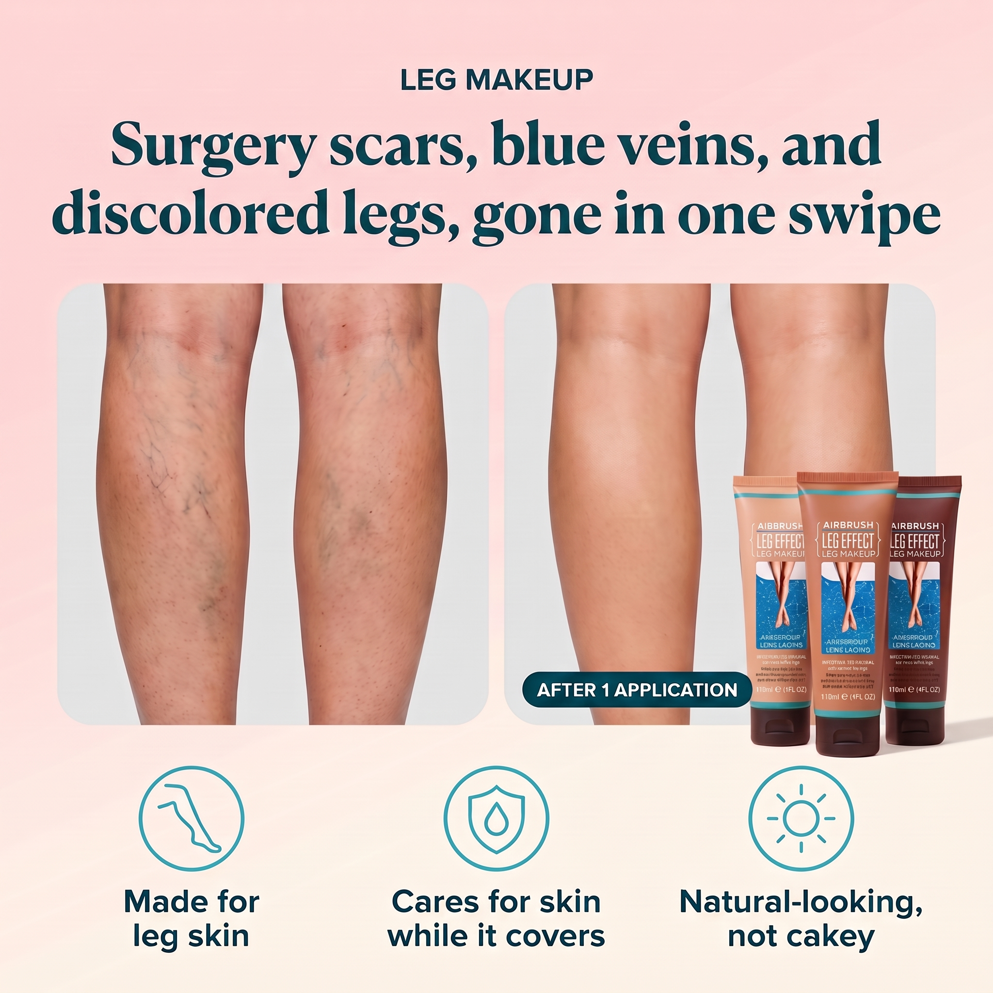 Leg Coverage Perfector Makeup For Flawlessly Even Skin