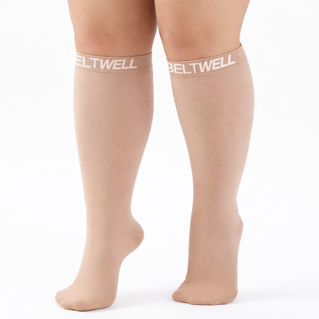 Beltwell® The Original Extra Wide StretchKnit™ Compression Socks 20-30 mmHg