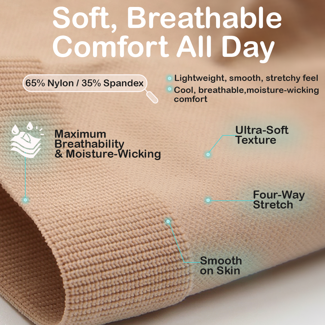 Beltwell® The Original Toeless Extra Wide StretchKnit™ Compression Socks 20-30 mmHg