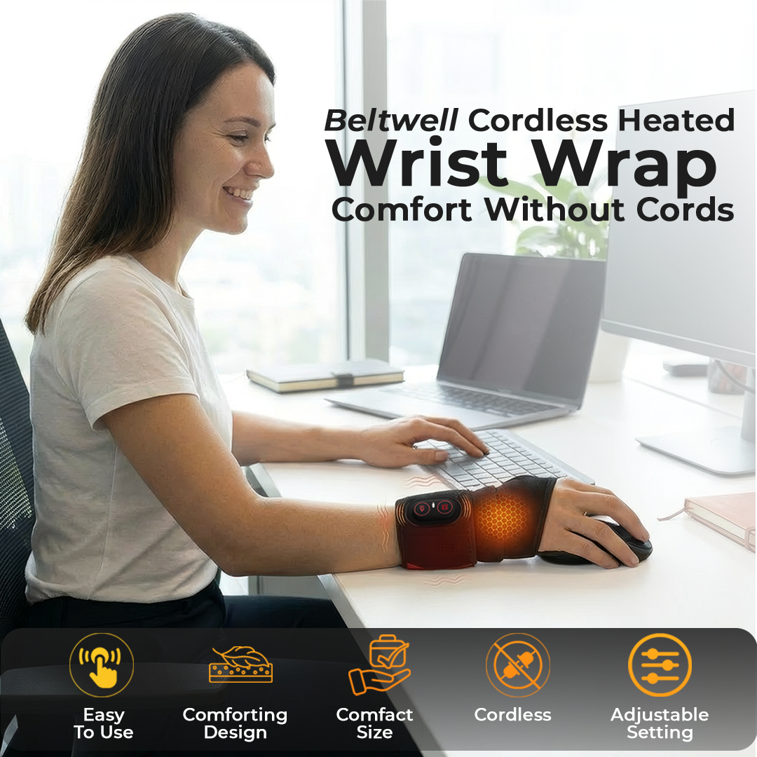 Beltwell® - The Cordless Heated Wrist Wrap With Deep-Penetration CAT™ Technology