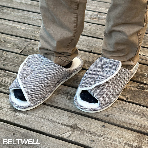 Beltwell® - Unisex Adjustable Wide Edema Slippers For Swollen Feet